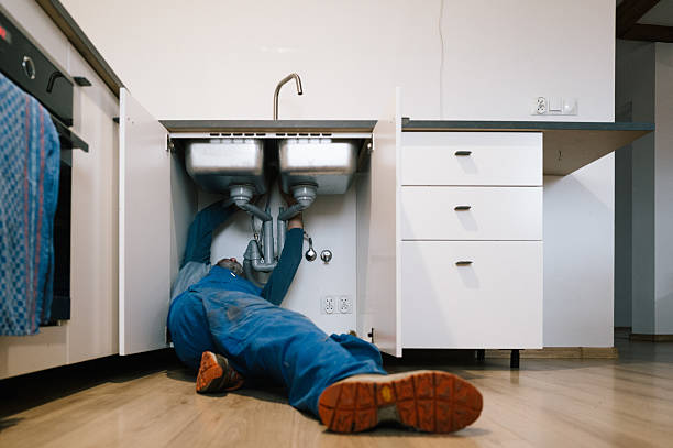 Professional Plumbing technician working in Rowlett, TX